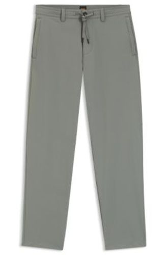 Chino Tapered coupe droite en tissu stretch - Boss - Modalova