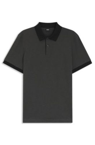 Polo en coton à la structure originale - Boss - Modalova