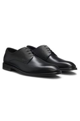 Chaussures derby en cuir lisse et texturé - Boss - Modalova