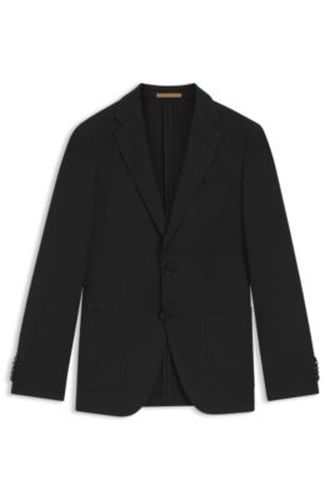 Veste Slim en laine vierge et soie - Boss - Modalova