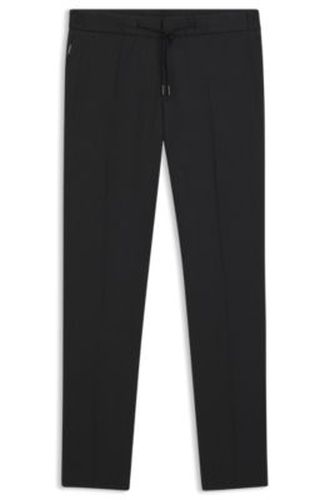 Pantalon slim en laine vierge et soie - Boss - Modalova