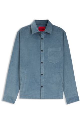 Chemise Oversize en velours côtelé de coton - HUGO - Modalova