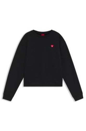 Sweat unisexe en molleton de coton avec logo cœur - HUGO - Modalova