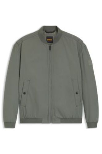 Bomber déperlant en tissu doux - Boss - Modalova