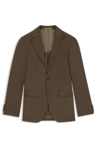 Veste Regular en laine vierge et laine texturée - Boss - Modalova