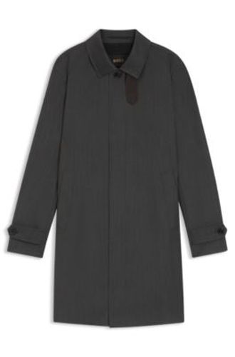 Manteau déperlant en laine vierge - Boss - Modalova
