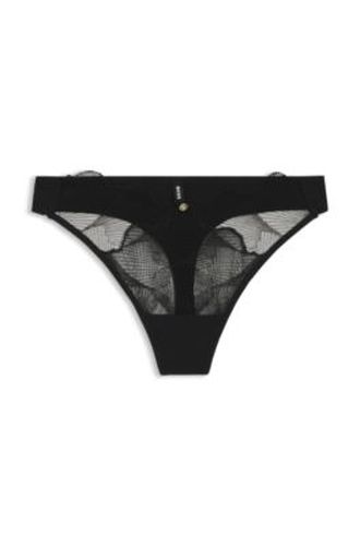 String brodé avec monogramme Double B - Boss - Modalova