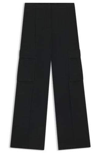 Pantalon en crêpe Regular avec poches cargo - Boss - Modalova