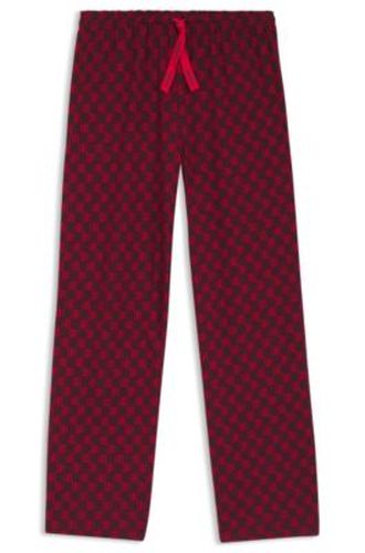 Bas de pyjama imprimé en modal stretch et en coton - HUGO - Modalova