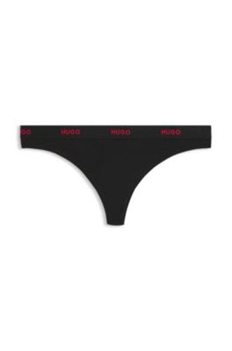 String en coton stretch avec taille logotée - HUGO - Modalova