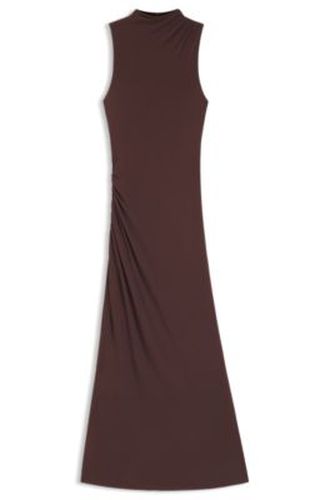 Robe Slim en jersey avec détails froncés - Boss - Modalova