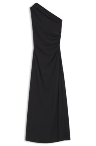 Robe à épaules asymétriques en tissu stretch - HUGO - Modalova