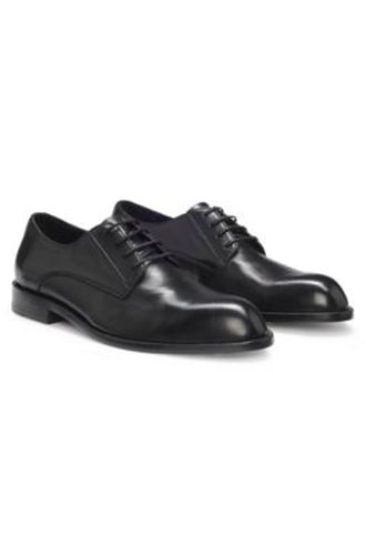 Derbies en cuir à logo embossé - Boss - Modalova