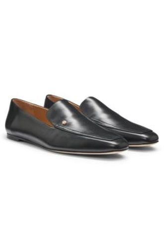 Mocassins en cuir à monogramme Double B - Boss - Modalova