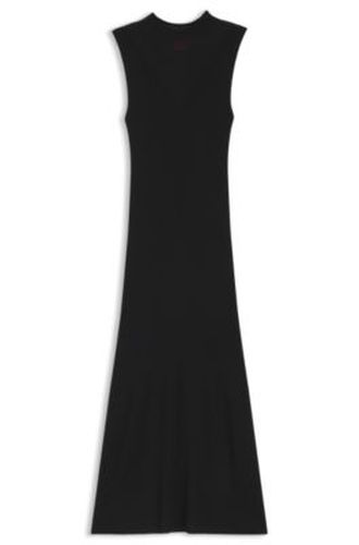Robe côtelée avec effet color block - HUGO - Modalova