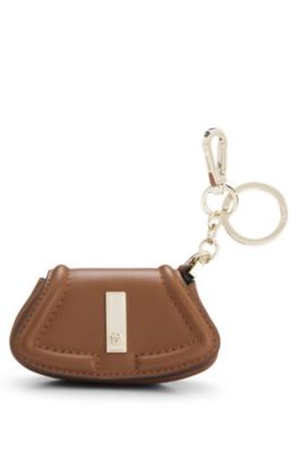 Porte-clés Ariell avec breloque en cuir nappa - Boss - Modalova