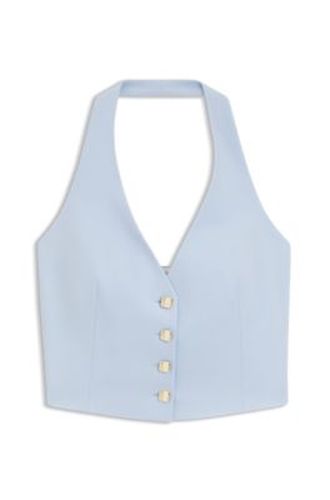Gilet Slim Fit avec dos nu - HUGO - Modalova
