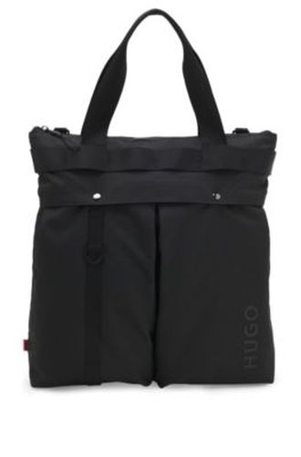 Cabas en tissu ripstop avec logo - HUGO - Modalova