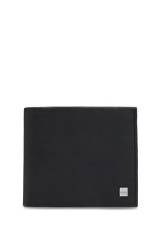 Coffret cadeau portefeuille et porte-clés avec plaque logo - Boss - Modalova