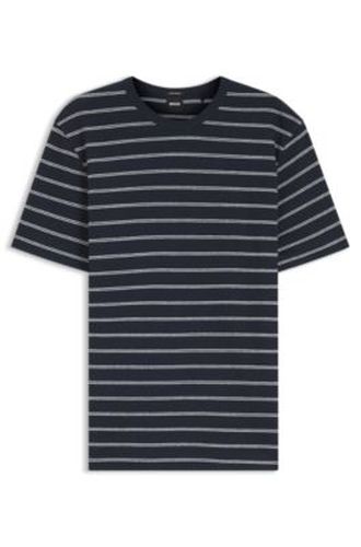 T-shirt Regular en coton et lin - Boss - Modalova