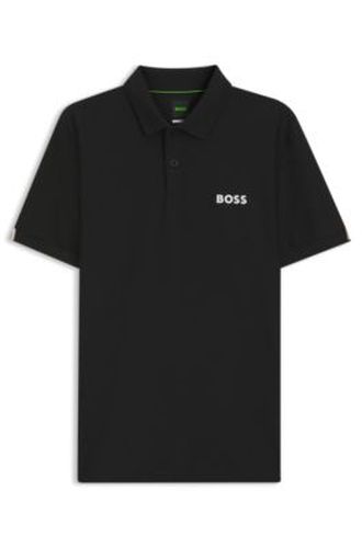 Active Polo Slim Fit en jersey rayé avec étirement quadridirectionnel - Boss - Modalova