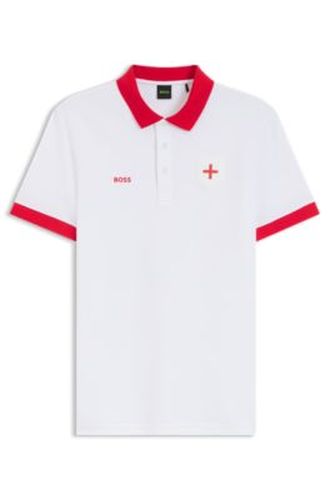 Polo Paddy avec finitions aux couleurs du drapeau national - Boss - Modalova