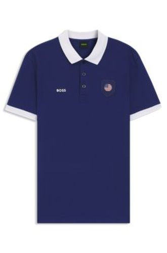 Polo Paddy avec finitions aux couleurs du drapeau national - Boss - Modalova