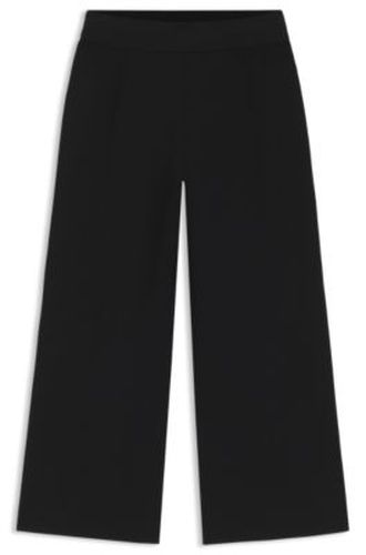 Pantalon Regular en maille à pinces - Boss - Modalova