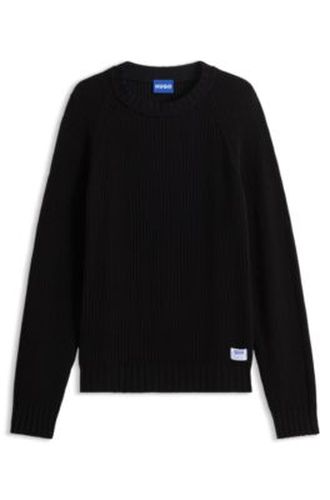 Pull Relaxed en coton à manches raglan - HUGO - Modalova