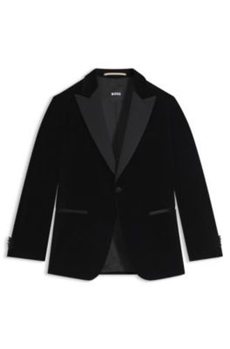 Veste de smoking Slim en velours de coton - Boss - Modalova