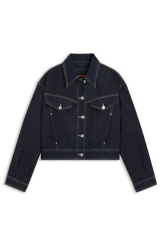Veste camionneur Regular en denim Rinse Washed - Boss - Modalova