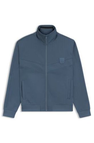 Sweat en coton mélangé avec rayure à l’aiguille - HUGO - Modalova