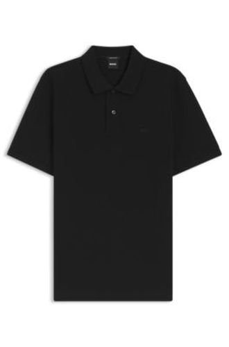 Pallas polo en piqué de coton avec logo brodé - Boss - Modalova
