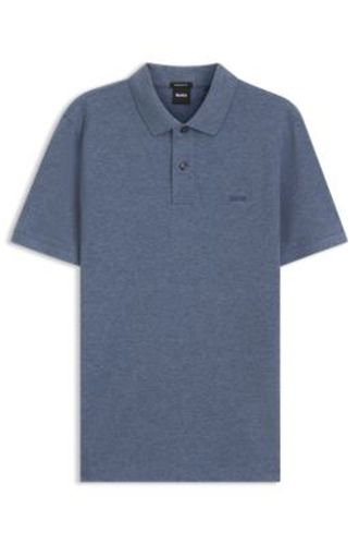 Pallas polo en piqué de coton avec logo brodé - Boss - Modalova