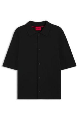 Chemise Regular Fit avec structure côtelée - HUGO - Modalova