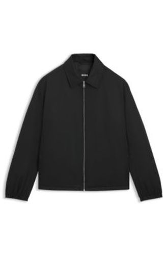Veste déperlante à micro monogrammes - Boss - Modalova