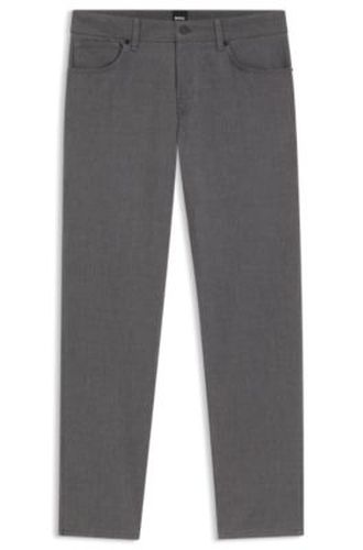Pantalon Regular Maine en ratière de coton stretch - Boss - Modalova