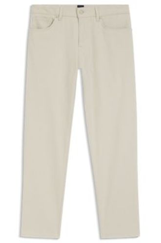Pantalon Regular Maine en ratière de coton stretch - Boss - Modalova
