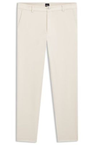 Pantalon Modern en twill de coton mélangé facile à repasser - Boss - Modalova