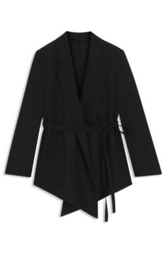 Veste Relaxed en gabardine de laine mélangée - Boss - Modalova