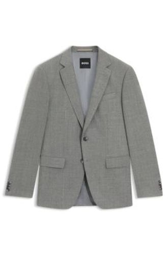 Veste Slim en laine stretch à motif - Boss - Modalova