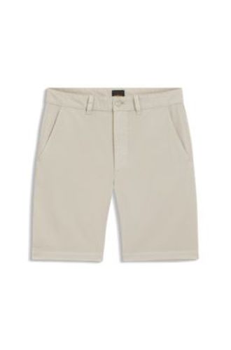 Short chino Slim en coton stretch - Boss - Modalova