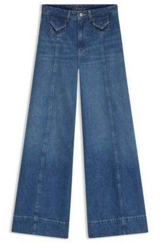 Jean large taille haute à délavage vintage - Boss - Modalova