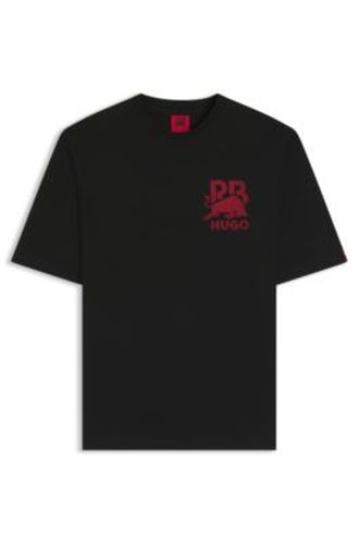 T-shirt Relaxed x RB à motif taureau - HUGO - Modalova