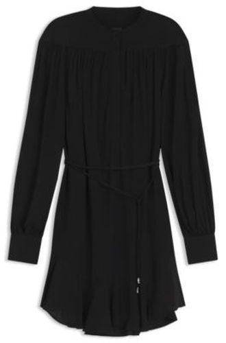 Robe style chemise en crêpe de Chine - Boss - Modalova