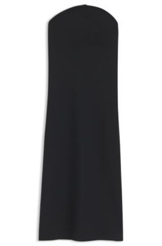 Robe sans bretelles en crêpe stretch avec corset intégré - Boss - Modalova