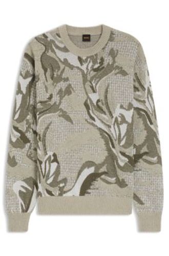 Pull Relaxed à motif jacquard - Boss - Modalova