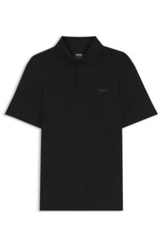 X ASTON MARTIN Polo en jacquard de coton mercerisé - Boss - Modalova