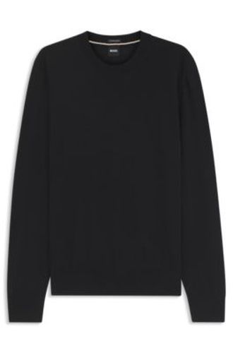 Pull en laine mérinos à la coupe standard - Boss - Modalova