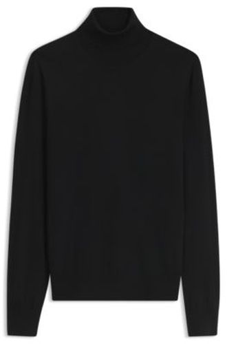 Pull à col roulé en laine mérinos extra fine - Boss - Modalova
